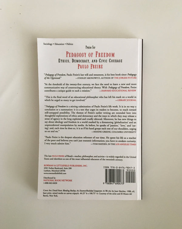 Pedagogy of Freedom by Paulo Freire Ten Dollar Books