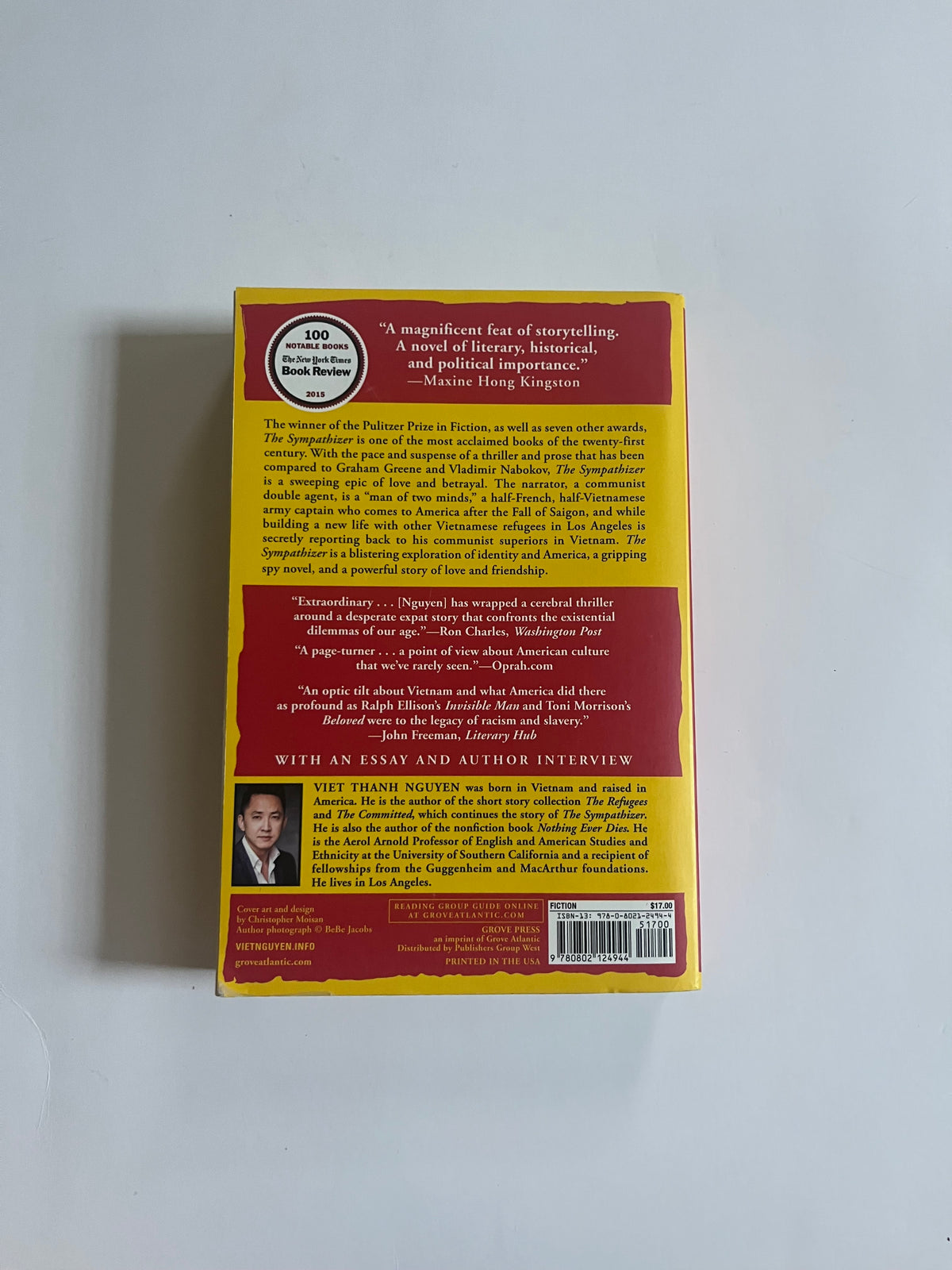 The Sympathizer by Viet Thanh Nguyen