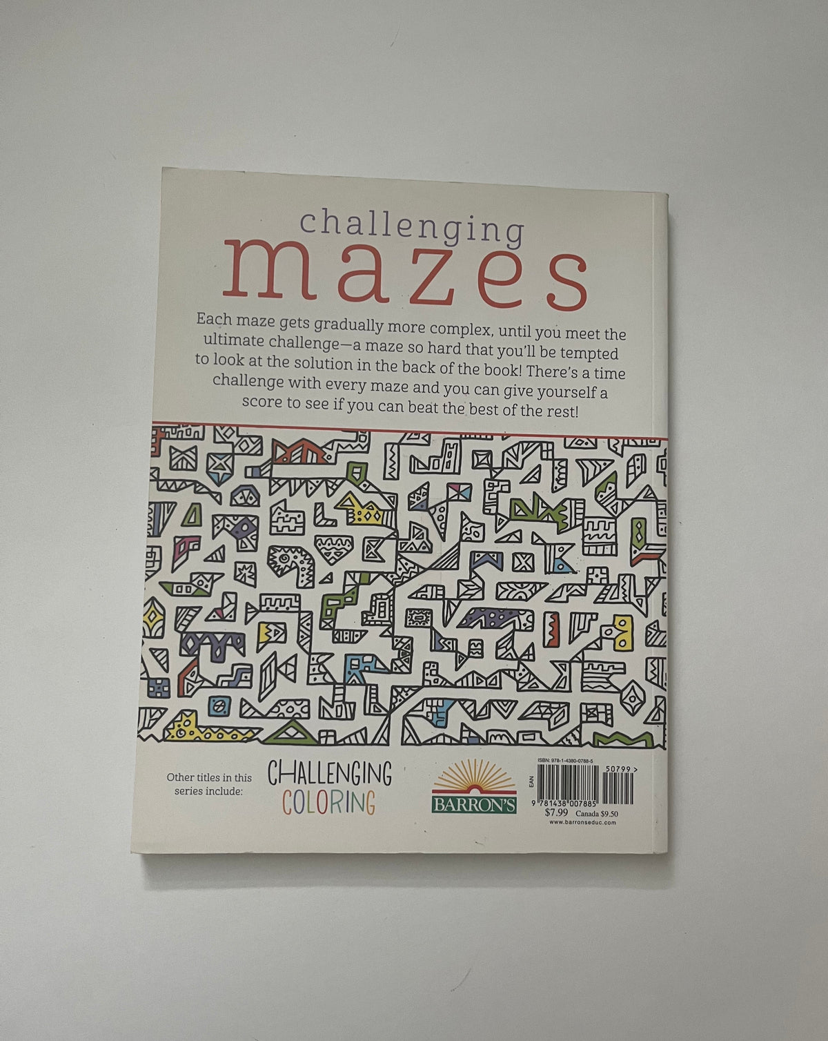 DONATE: Challenging Mazes: 80 Timed Mazes to Test Your Skill