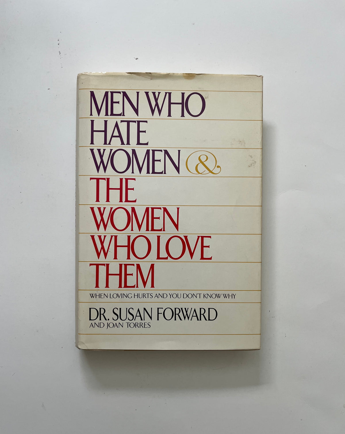 Men Who Hate Women and the Women Who Love Them by Susan Forward