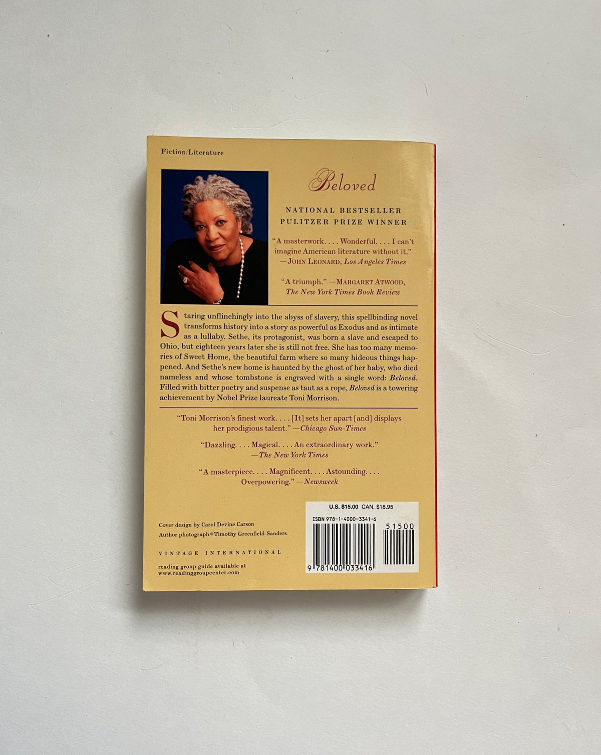 Beloved by Toni Morrison