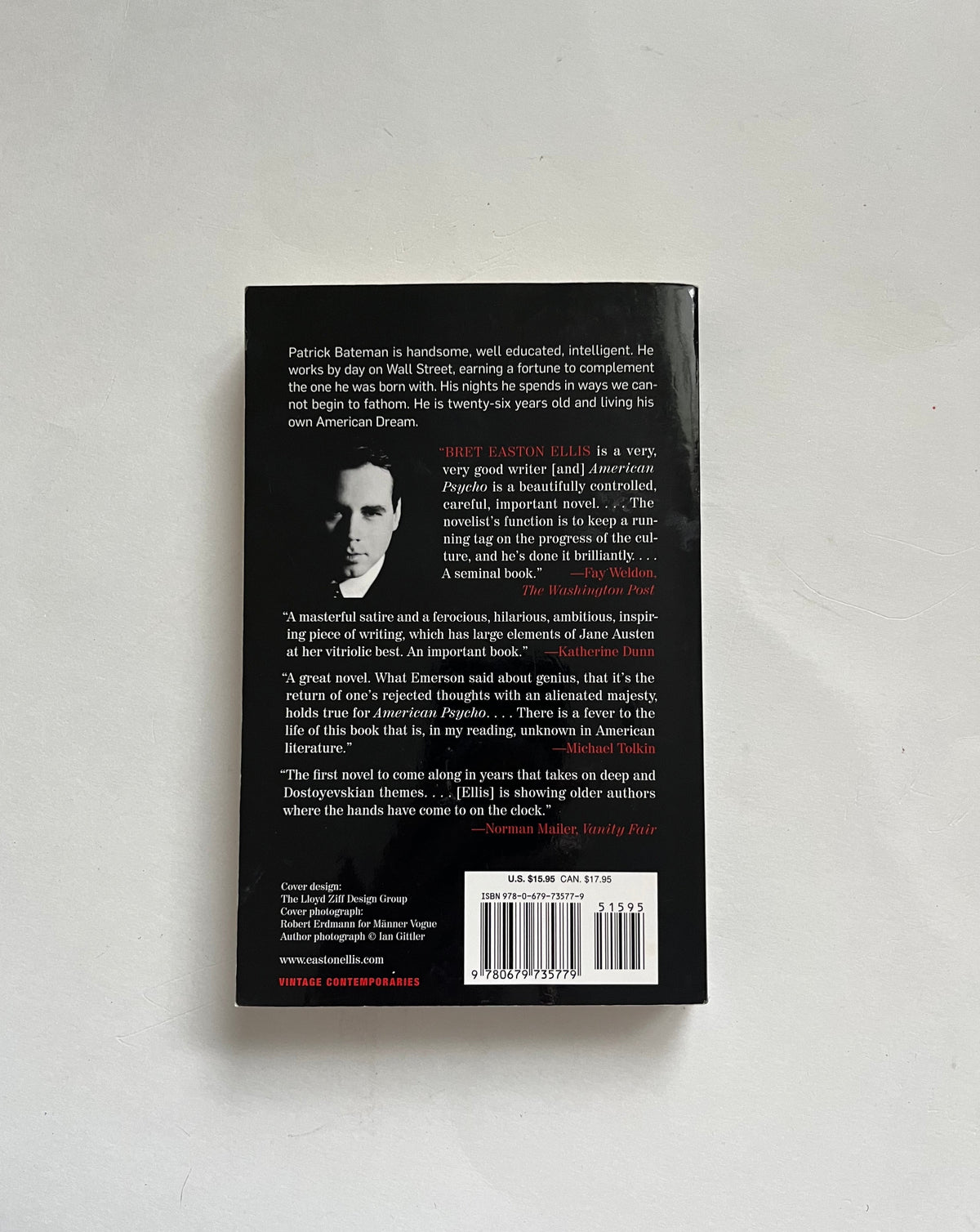 American Psycho by Bret Easton Ellis