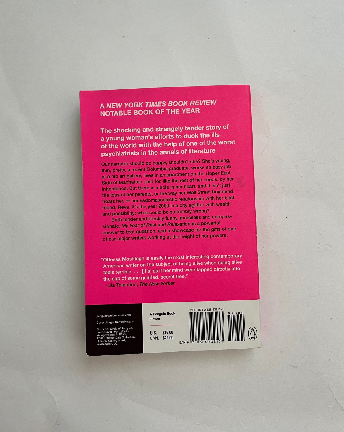 My Year of Rest and Relaxation by Ottessa Moshfegh