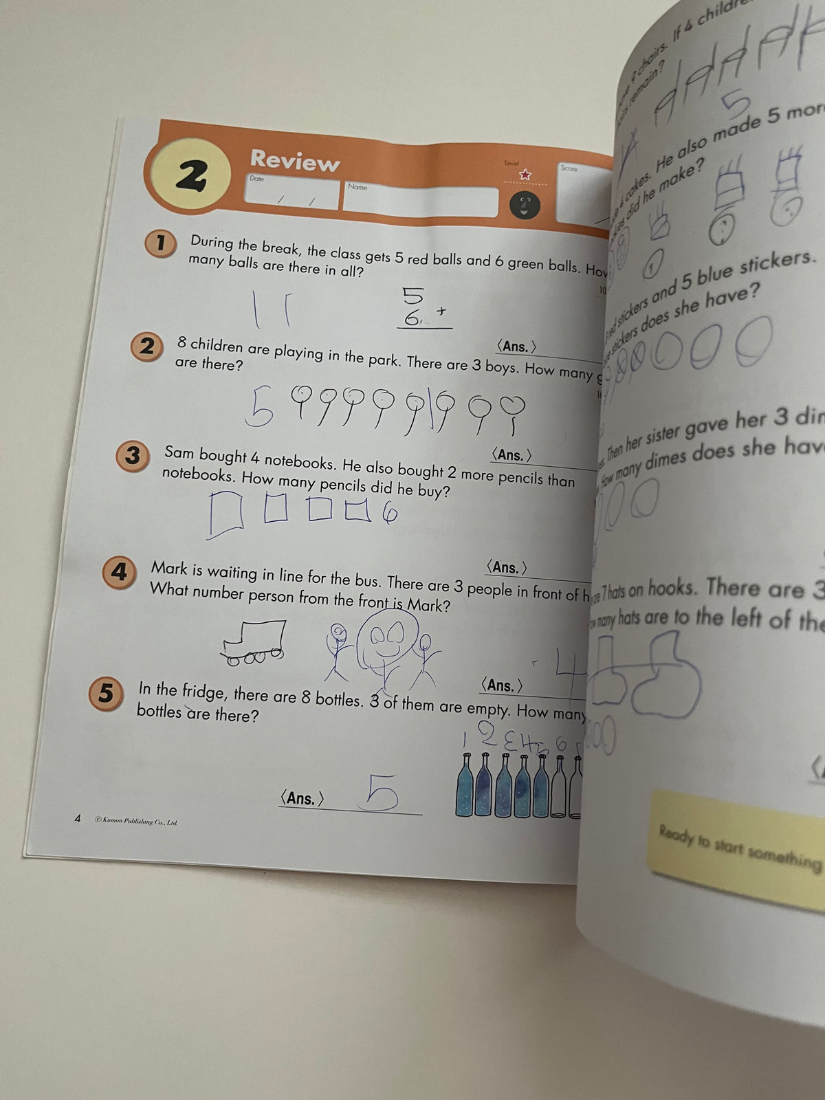 Kumon Math Word Problems Grade 2