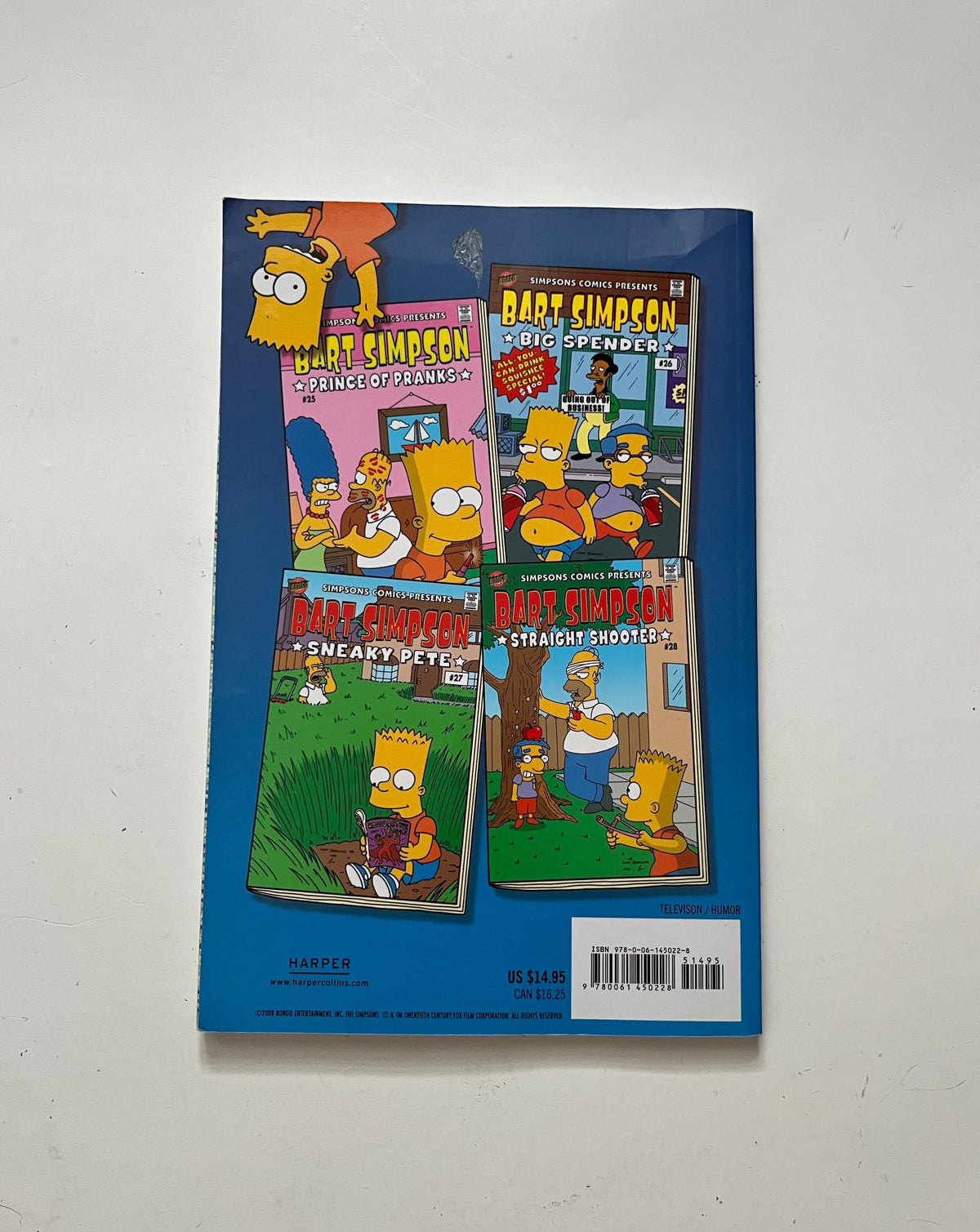 DONATE: The Brilliant Book of Bart Simpson by Matt Groening