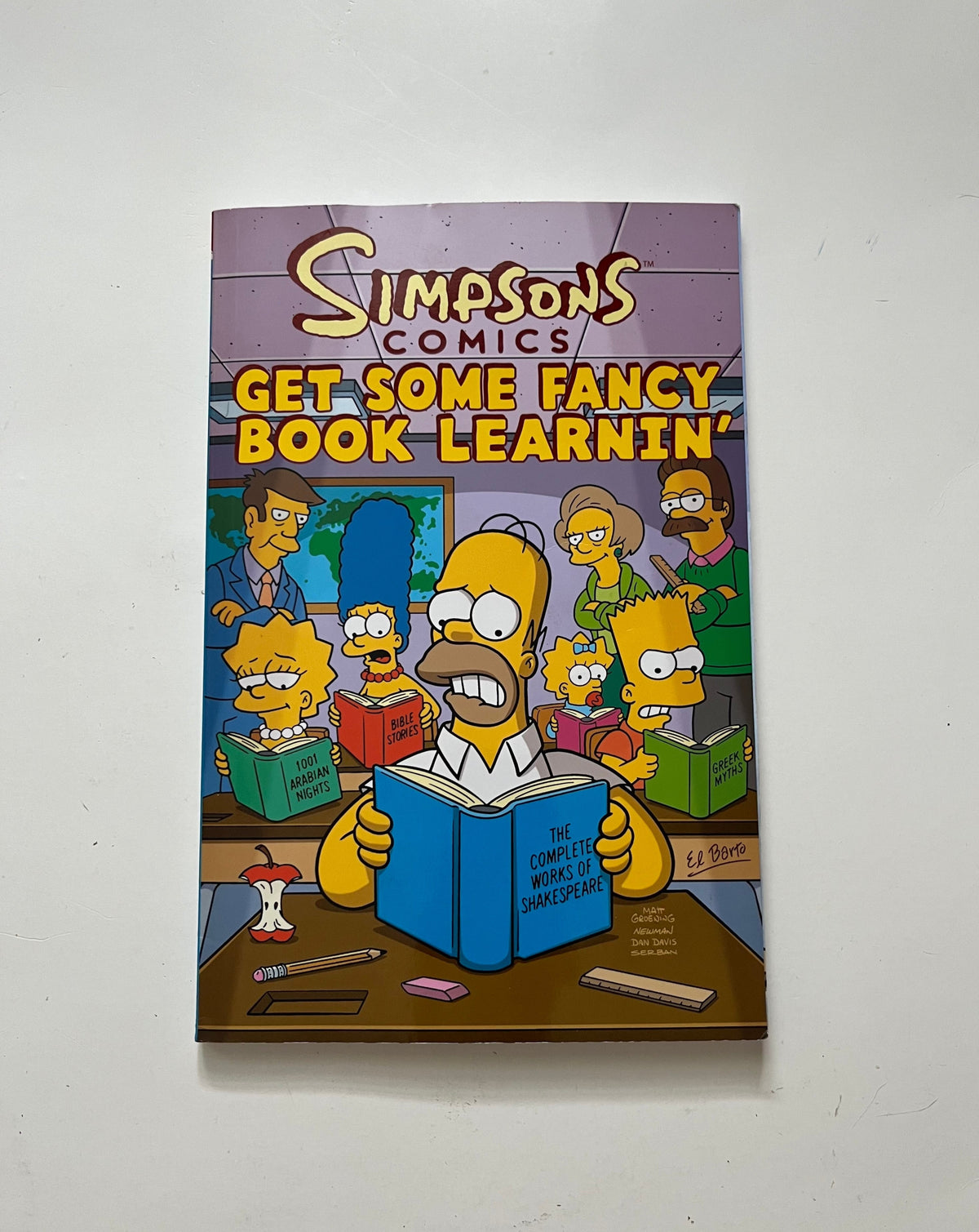 DONATE: Simpsons Comics: Get Some Fancy Book Learnin&#39; by Matt Groening