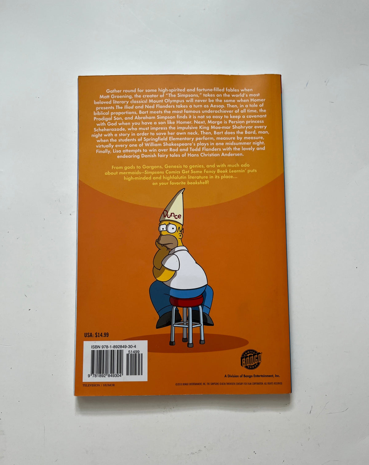 DONATE: Simpsons Comics: Get Some Fancy Book Learnin&#39; by Matt Groening