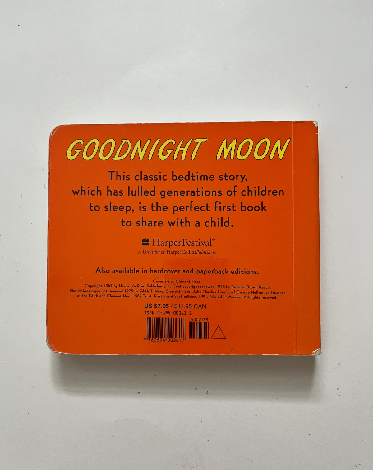 Goodnight Moon by Margaret Wise Brown and Clement Hurd