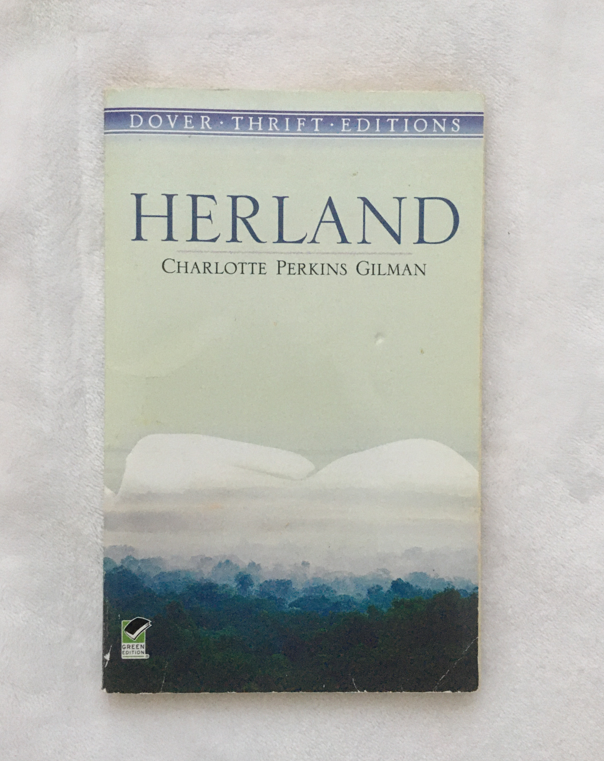 Herland by Charlotte Perkins Gilman, book, Ten Dollar Books, Ten Dollar Books
