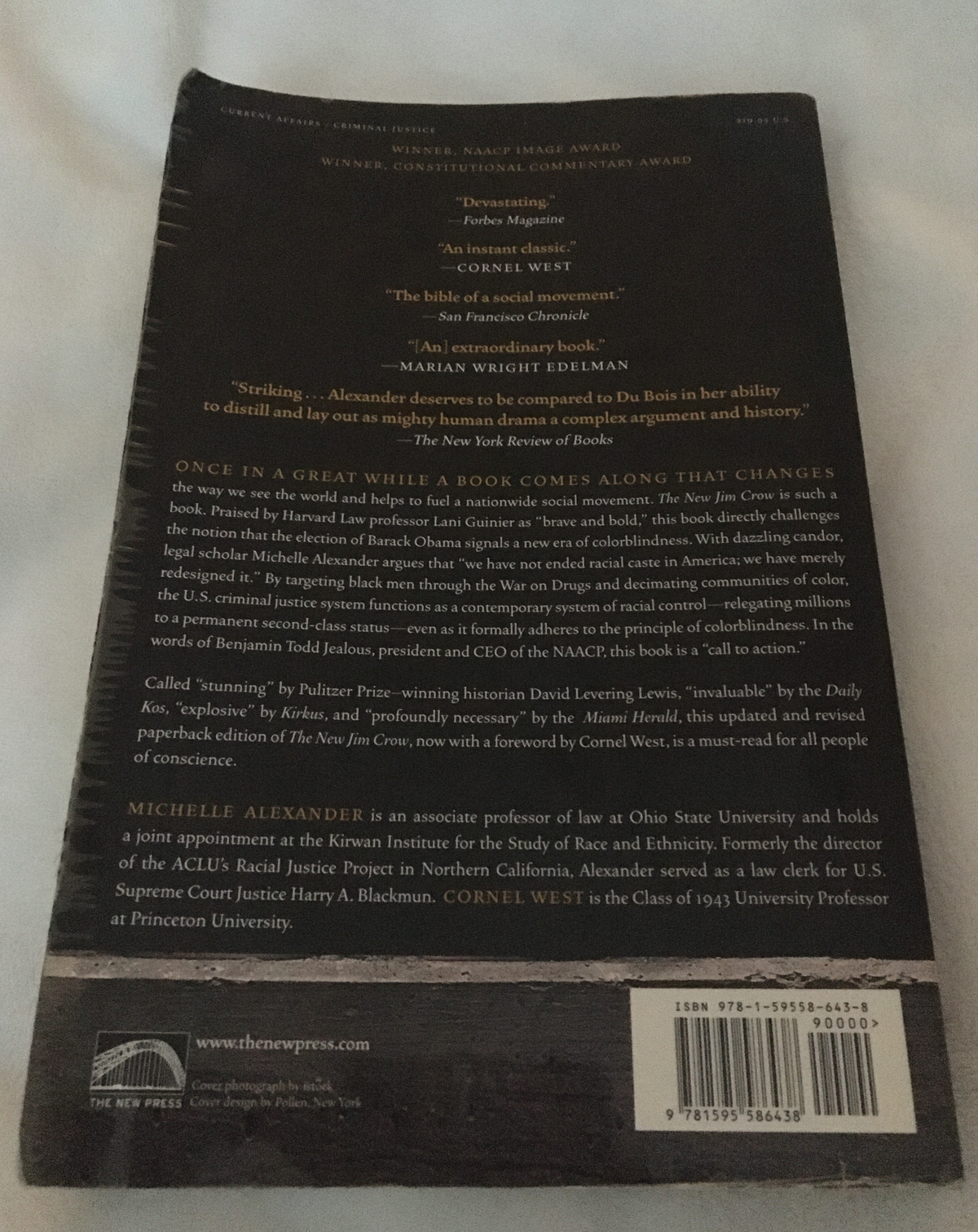 The New Jim Crow by Michelle Alexander, book, Ten Dollar Books, Ten Dollar Books