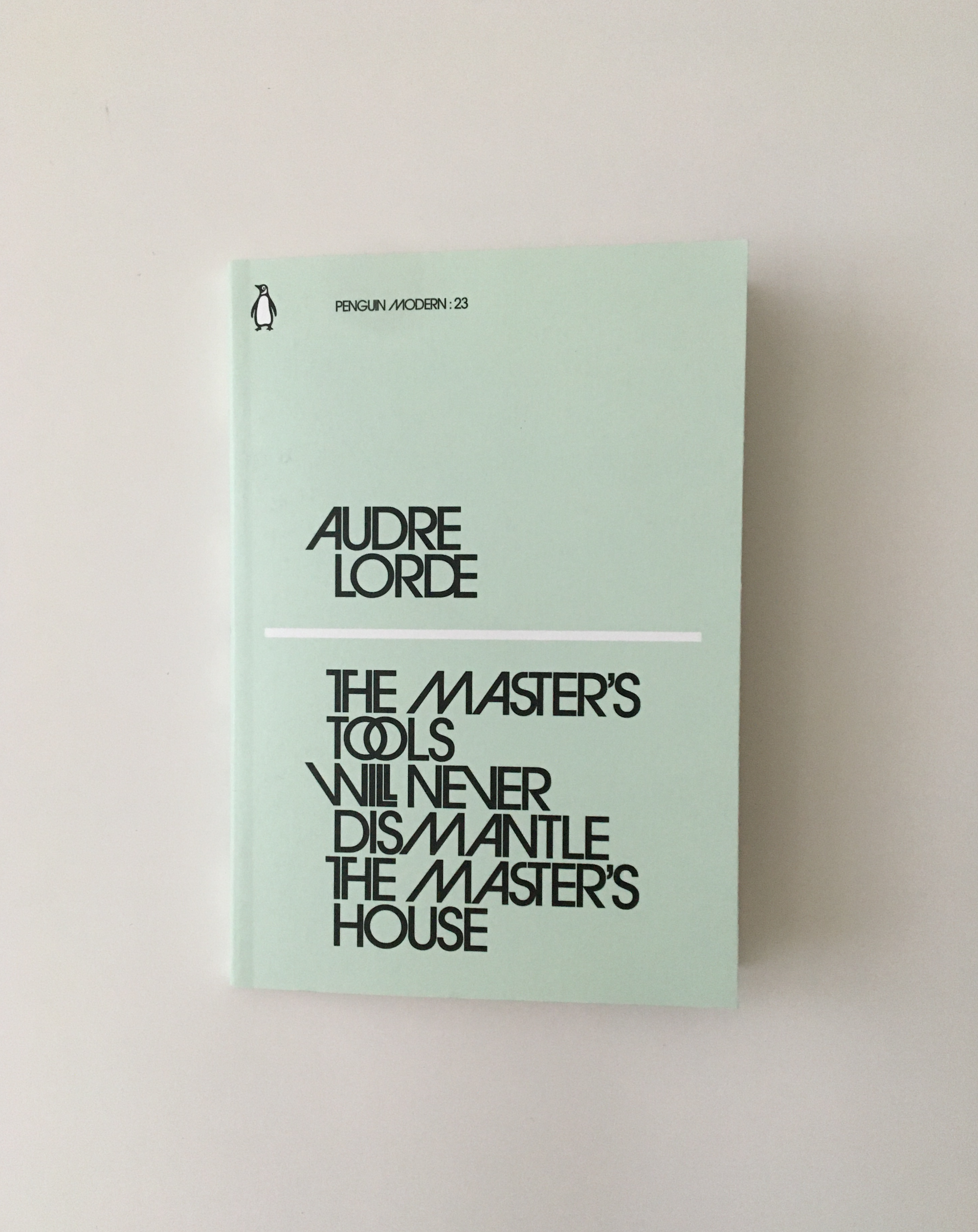The Master's Tools Will Never Dismantle the Master's House by Audre Lorde, book, Ten Dollar Books, Ten Dollar Books