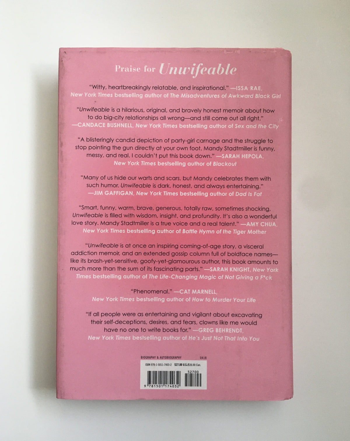 Unwifeable by Mandy Stadtmiller