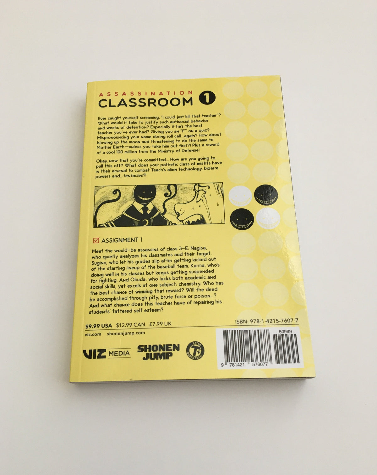 Assassination Classroom by Yusei Matsui, book, Ten Dollar Books, Ten Dollar Books