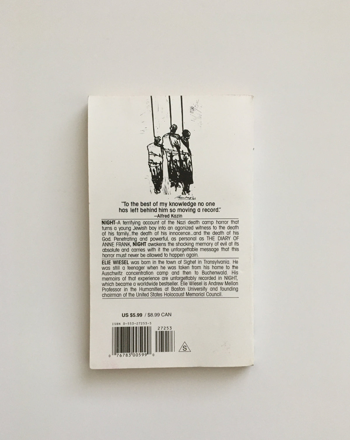 Night by Elie Wiesel, book, Ten Dollar Books, Ten Dollar Books