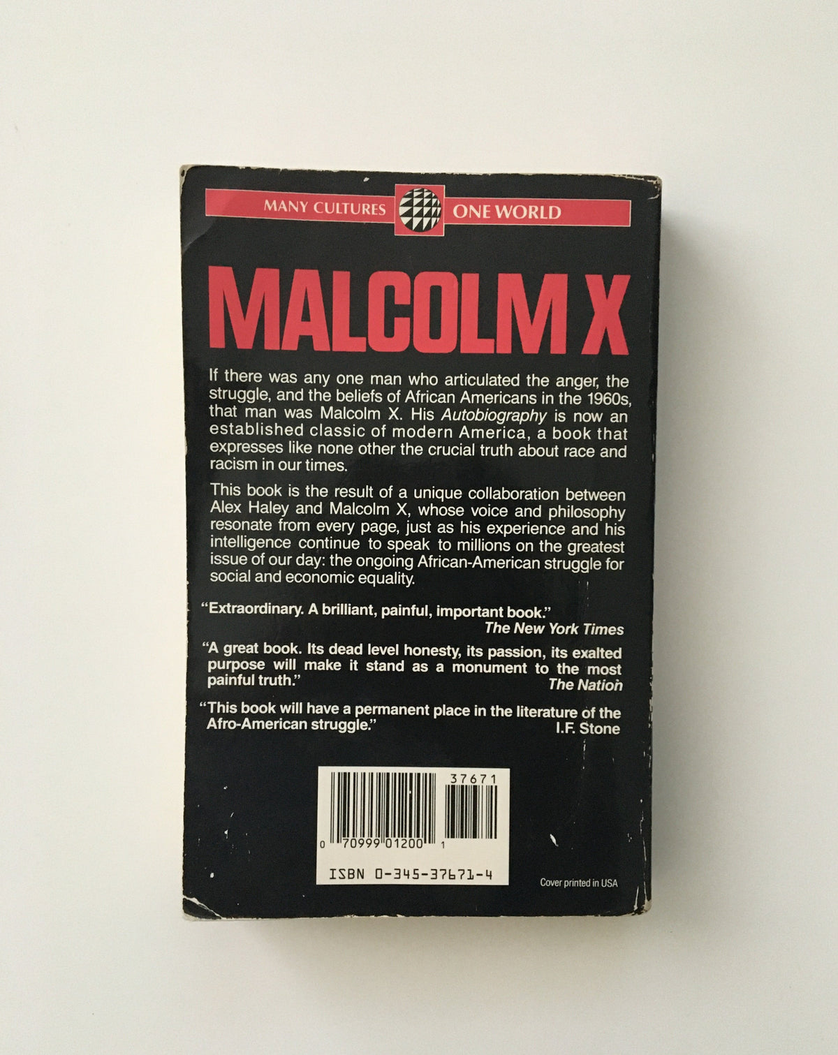 The Autobiography of Malcolm X co-written with Alex Haley, book, ten dollar books, Ten Dollar Books