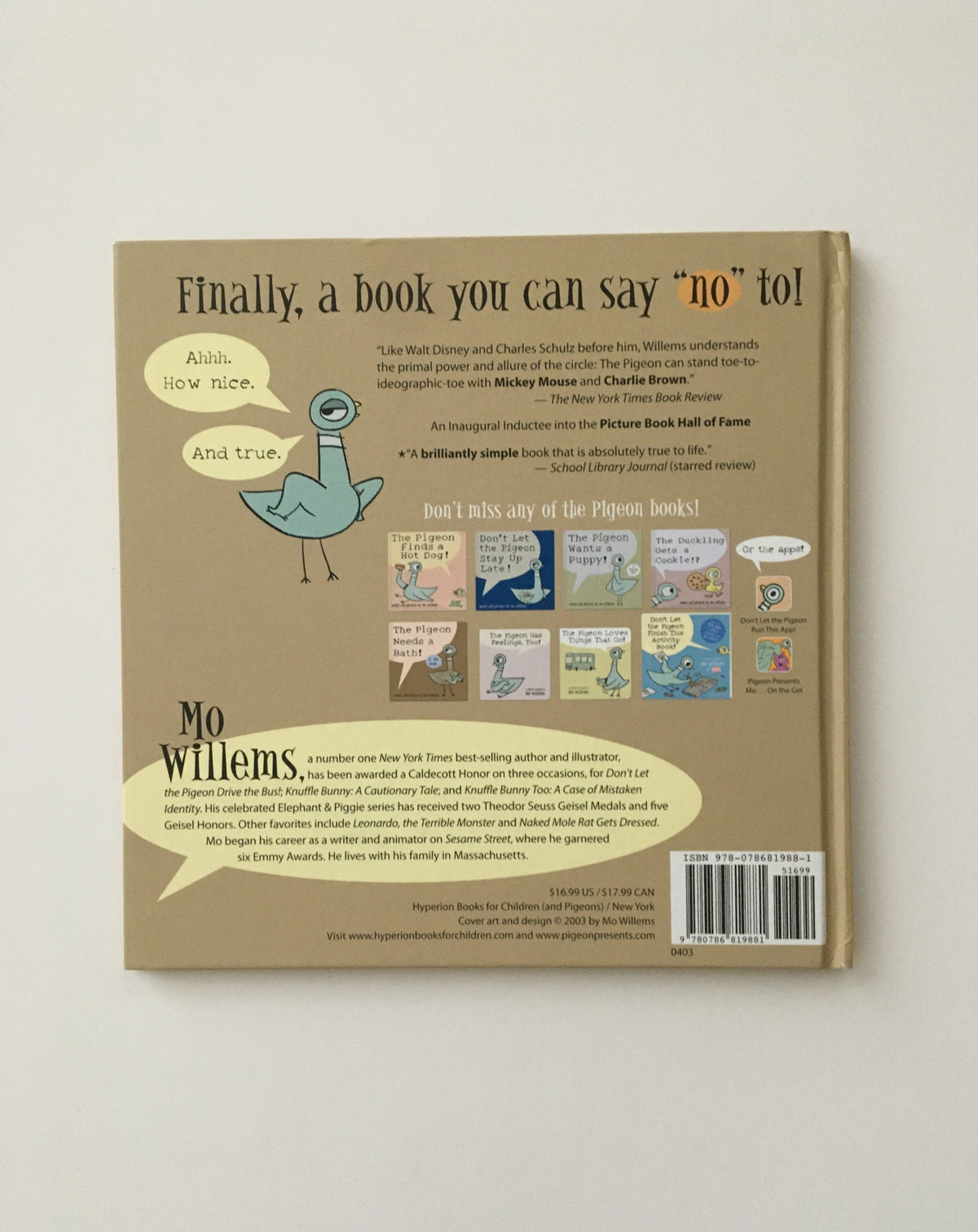 Don&#39;t Let the Pigeon Drive the bus by Mo Willems, book, Ten Dollar Books, Ten Dollar Books