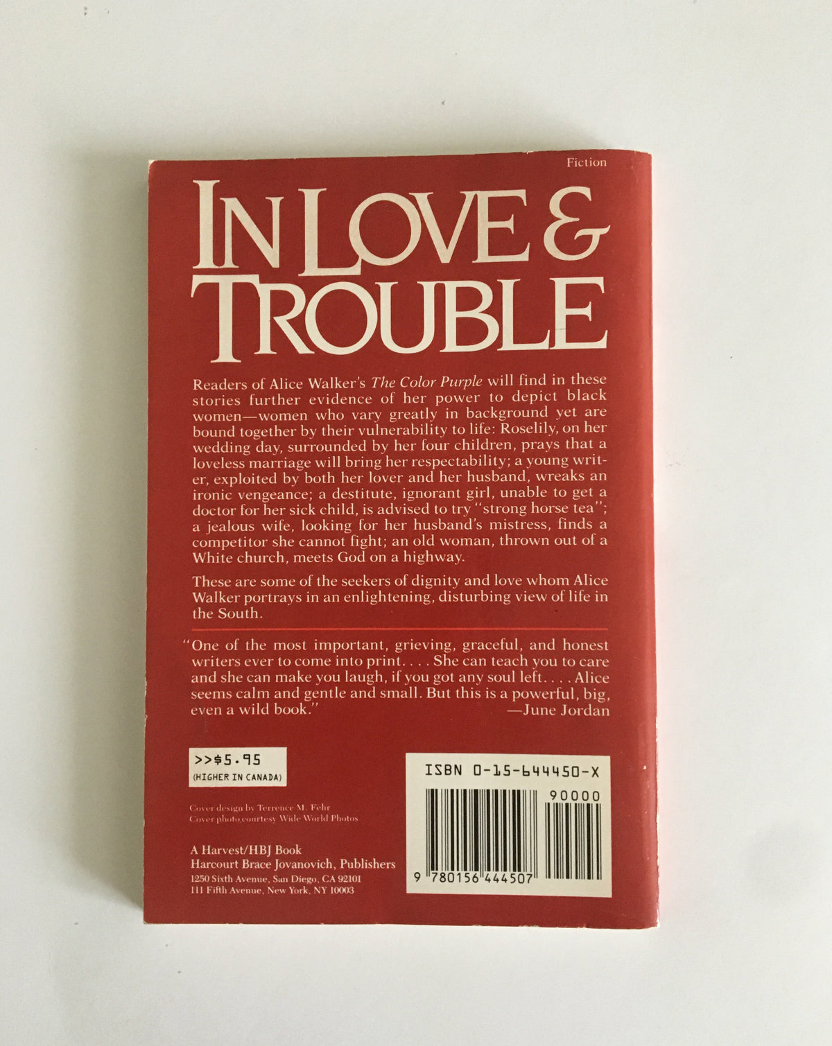 In Love &amp; Trouble by Alice Walker