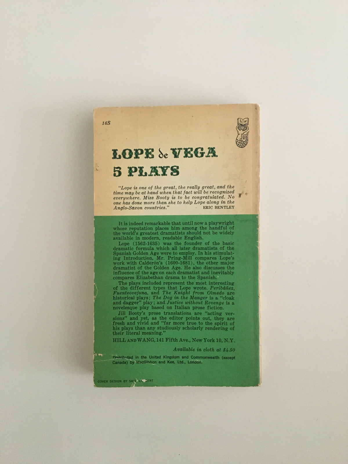 5 Plays by Lope de Vega