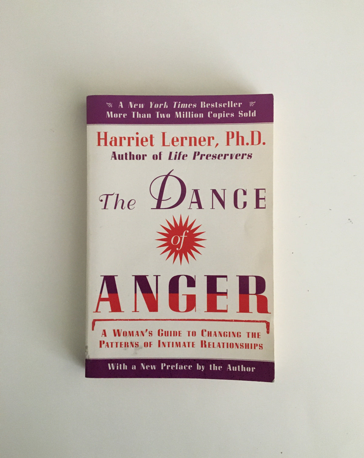 The Dance of Anger by Harriet Lerner, book, Ten Dollar Books, Ten Dollar Books