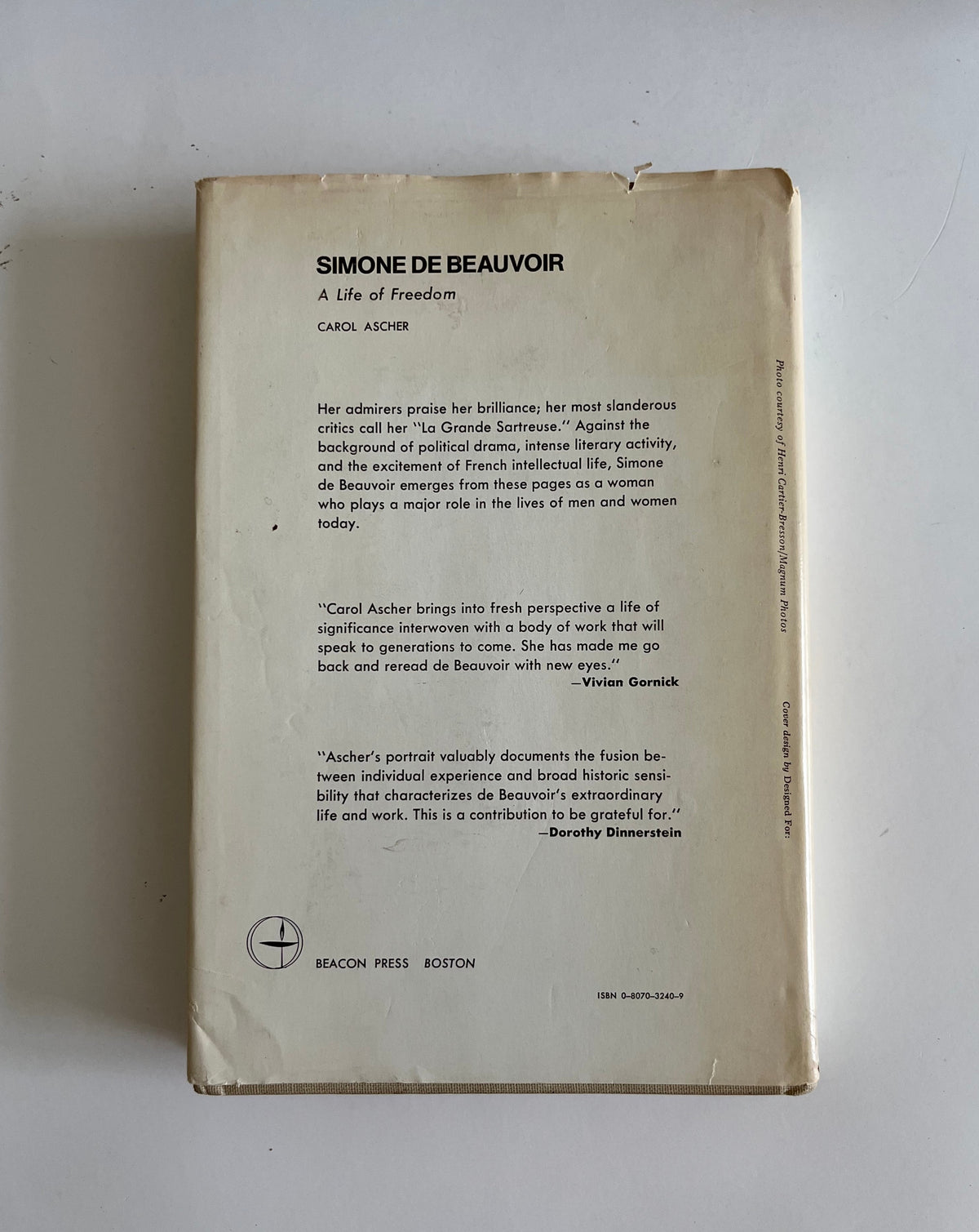 Simone de Beauvoir: A Life of Freedom by Carol Ascher