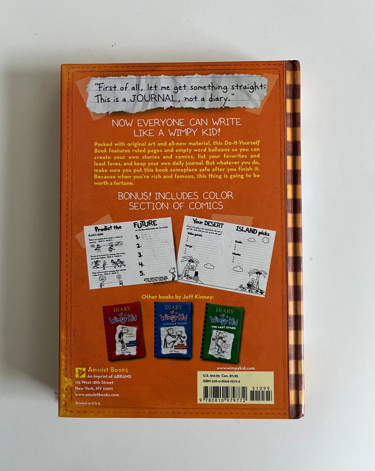 Diary of a Wimpy Kid Do-It-Yourself Book by Jeff Kinney
