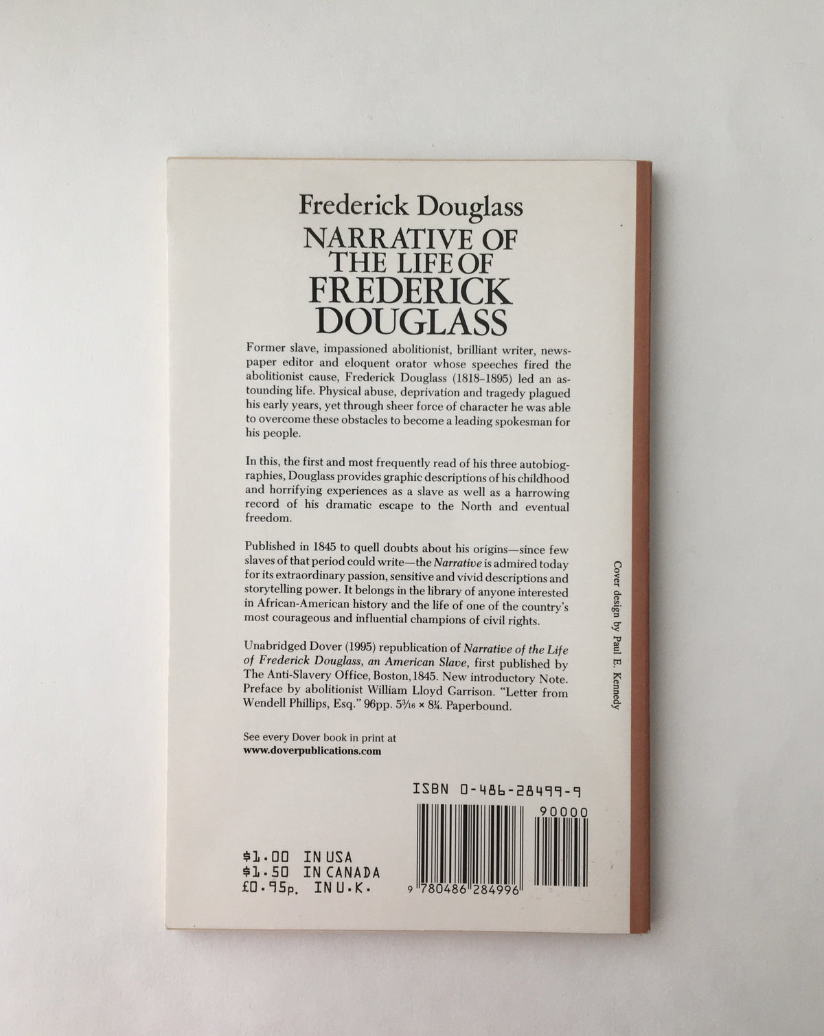 DONATE: Narrative of the Life of Frederick Douglass by Frederick Douglass