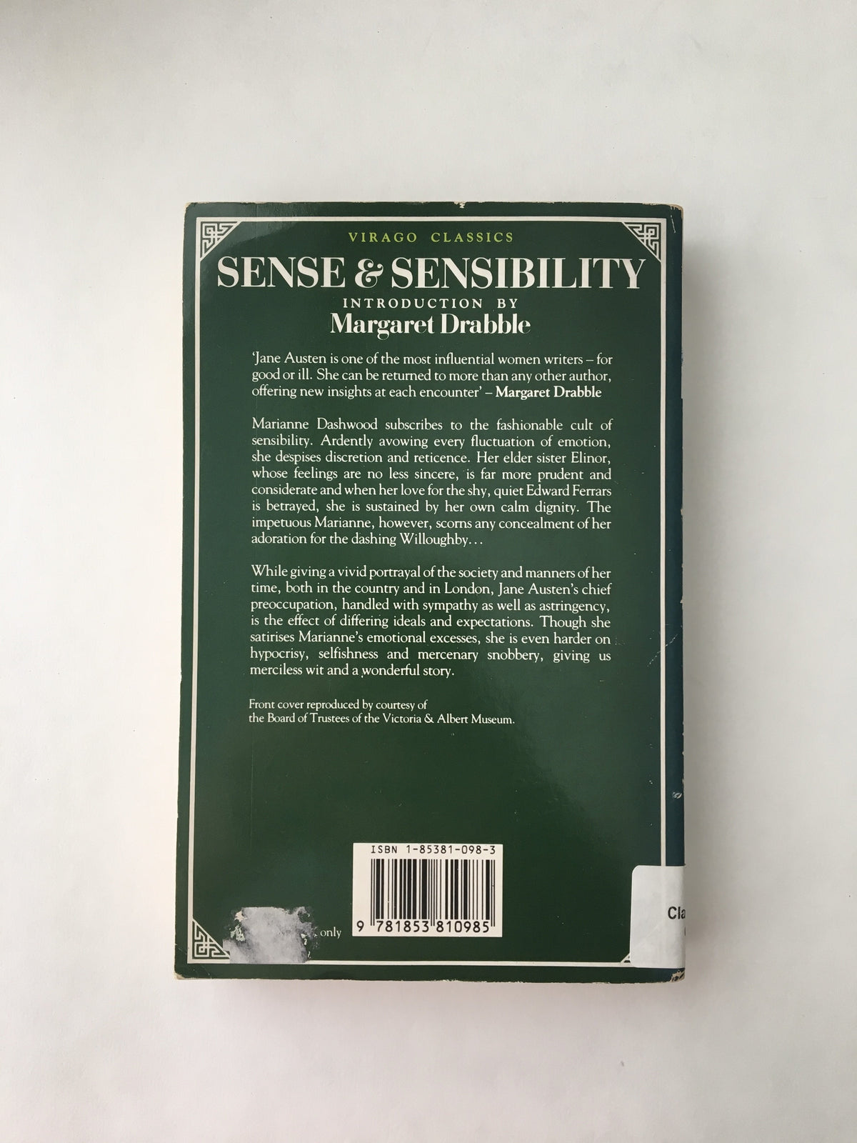 Sense &amp; Sensibility by Jane Austen