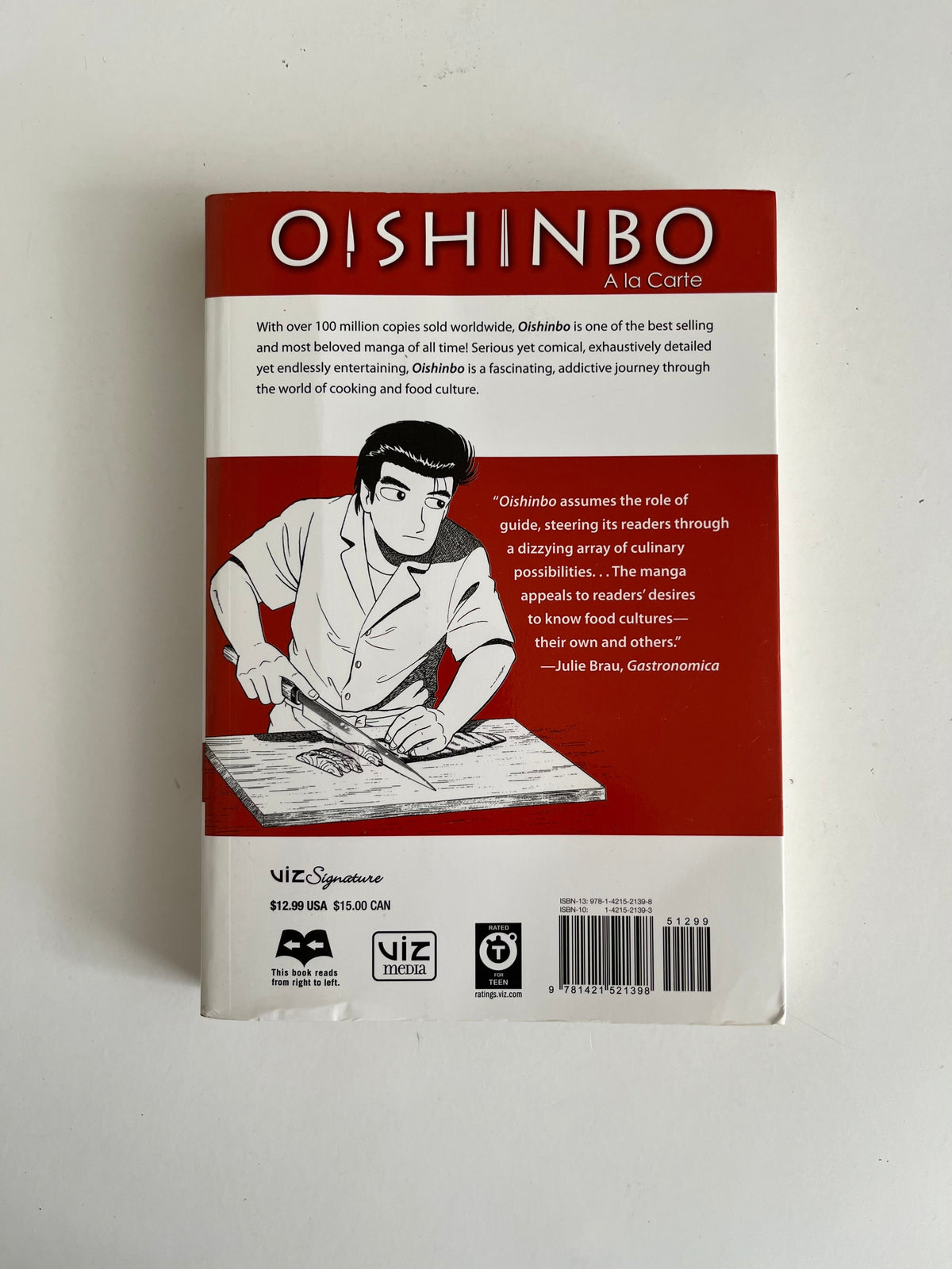 Oishinbo: Japanese Cuisine by Tetsu Kariya &amp; Akira Hanasaki