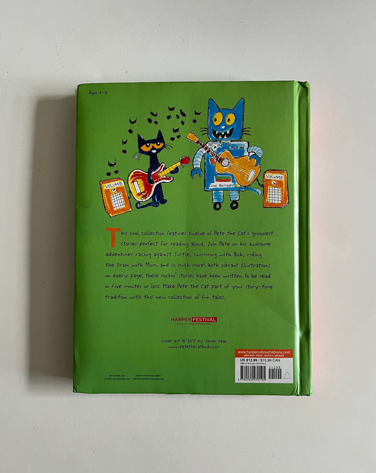 5 Minute Pete the Cat Stories by James Dean