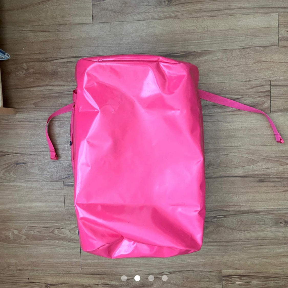 Pink carry-on bag