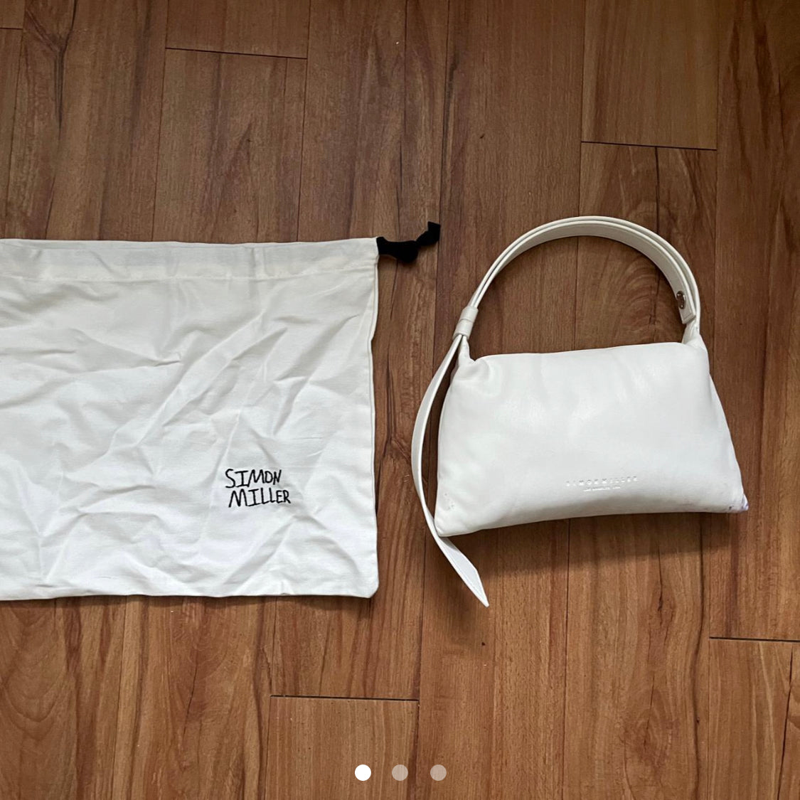White mini shoulder bag