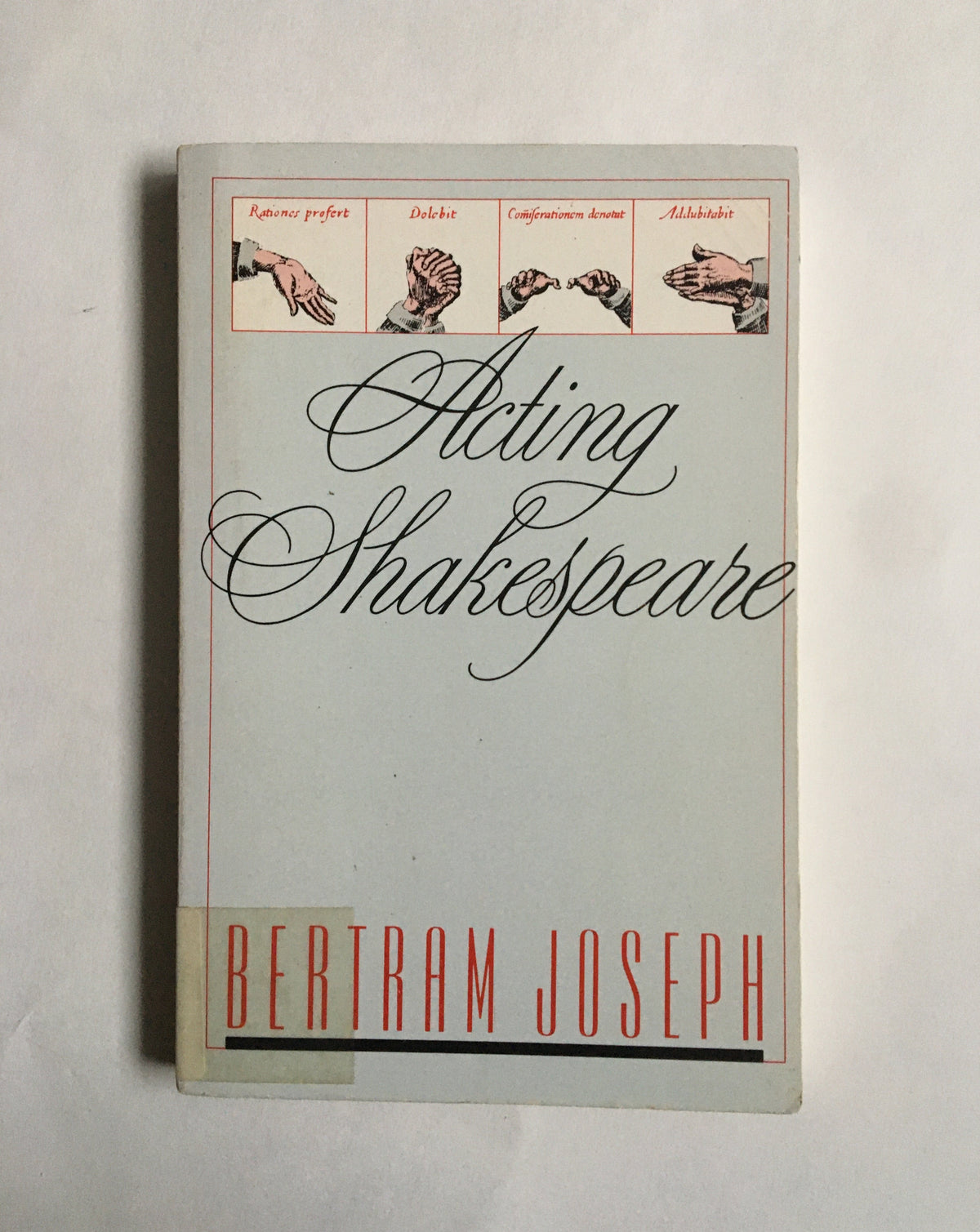 Acting Shakespeare by Bertram Joseph