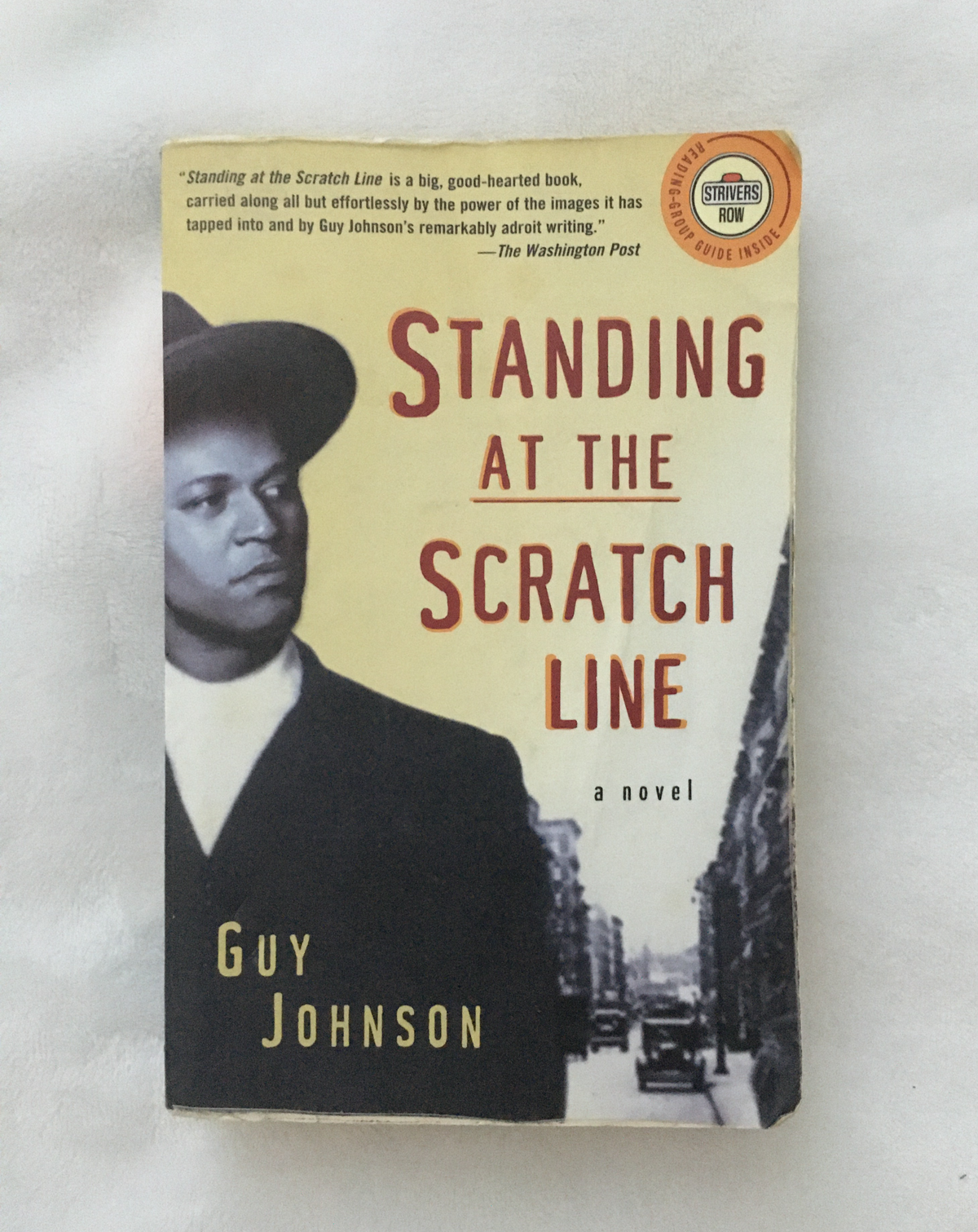 Standing at the Scratch Line by Guy Johnson, book, Ten Dollar Books, Ten Dollar Books