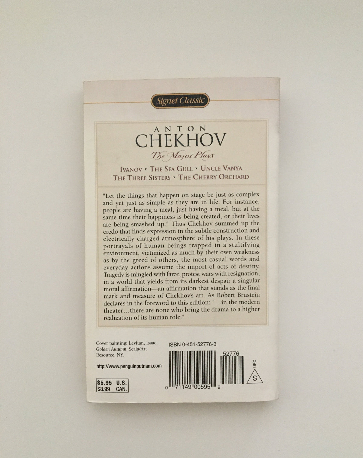 The Major Plays by Anton Chekhov